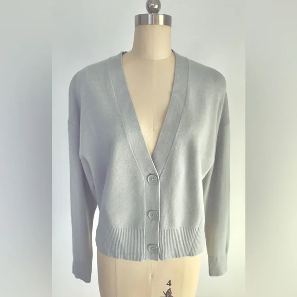 NWT EXPRESS GRAY RELAXED DOLMAN SLEEVE CARDIGAN - Picture 3 of 7